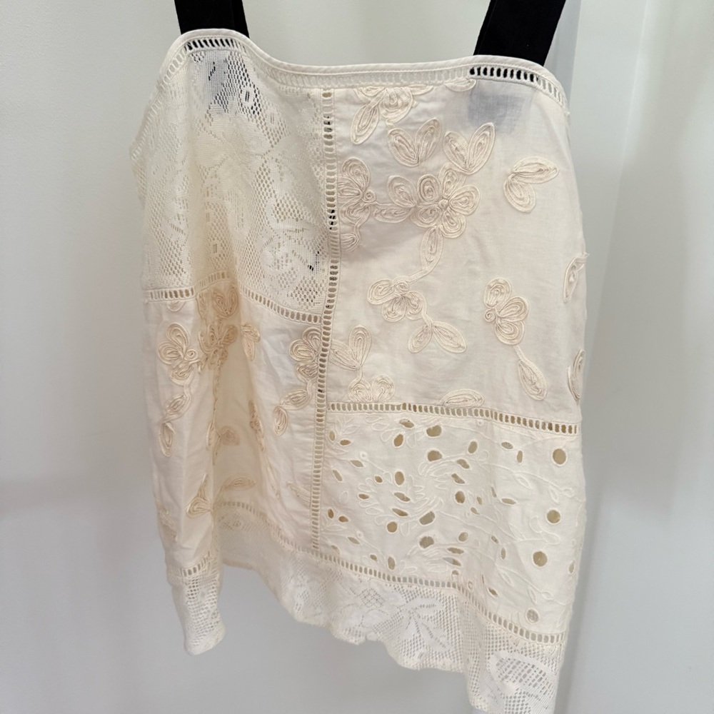Zara Collection Patchwork Embroidered Top - Picture 5 of 9